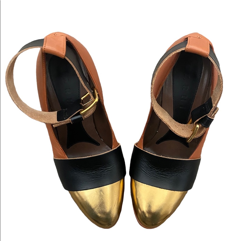 Marni  ankle strap 5" heel pumps size 6 - Picture 4 of 6